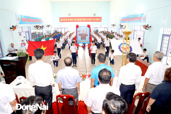 Đồng diễn vovinam tại lễ khai mạc Đại hội TDTT TT.Hiệp Phước