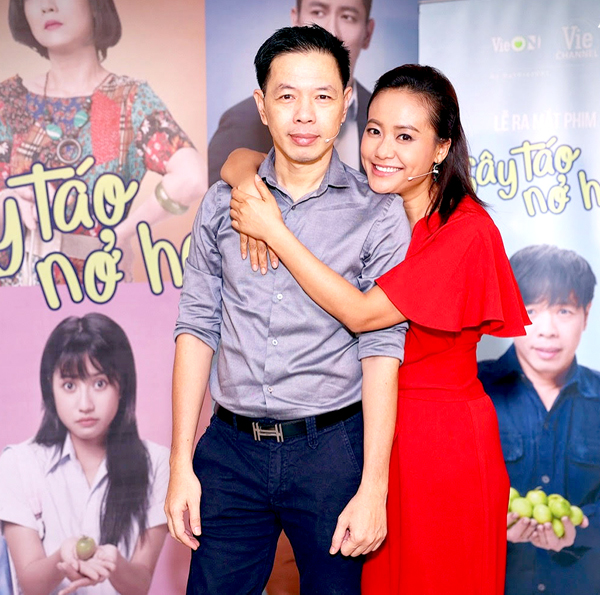 Hồng Ánh - Thái Hòa đóng vai vợ chồng trong Cây táo nở hoa