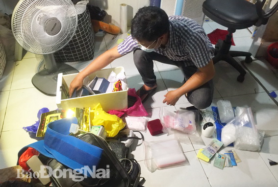  Số ma túy cơ quan công an thu giữ tại phòng trọ của đối tượng Trần Thị Hồng