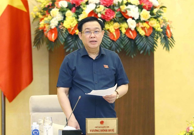 National Assembly Chairman Vuong Dinh Hue.