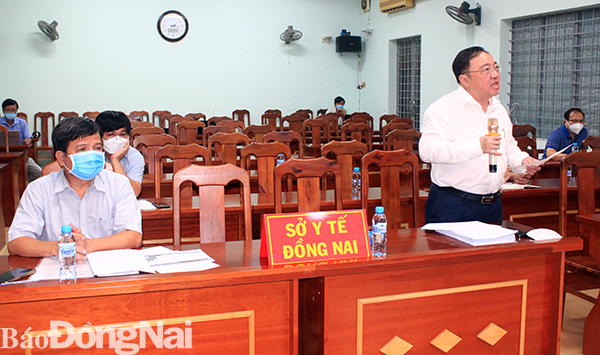 Giám đốc Sở Y tế Phan Huy Anh Vũ chỉ đạo các địa phương bằng mọi cách phải tăng tốc tiêm vaccine phòng Covid-19