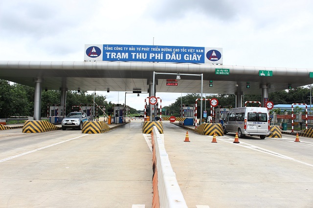 Trạm thu phí Dầu Giây của tuyến đường cao tốc TP.HCM - Long Thành - Dầu Giây (ảnh: VEC cung cấp)