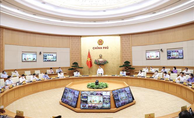 Thủ tướng Chính phủ Phạm Minh Chính chủ trì Phiên họp Chính phủ thường kỳ tháng 9 năm 2021