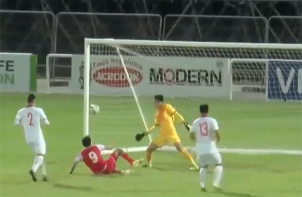 Đội tuyển U.22 Việt Nam hòa 1-1 trong trận giao hữu với U.22 Tajikistan