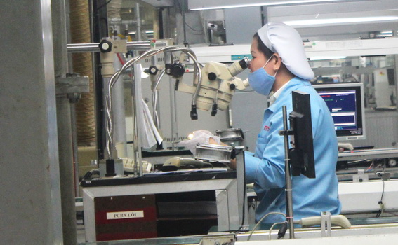 Công ty TNHH sản phẩm máy tính Fujitsu Việt Nam (Khu công nghiệp Biên Hòa 2, TP.Biên Hòa) đã đưa 100% lao động trở lại làm việc