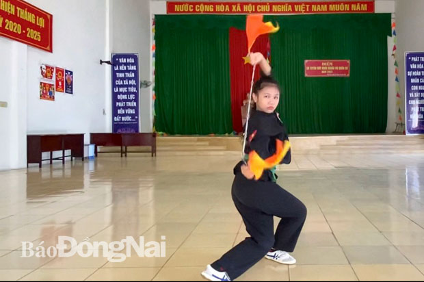 VĐV Nguyễn Lê Thanh Tâm giành HCV bài Nhuyễn Tiên nữ nhóm 11 tuổi trở xuống