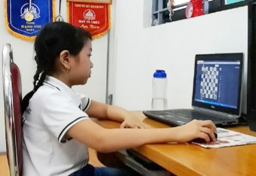 VĐV Trịnh Tuệ Minh (Trường TH Lý Thường Kiệt) giành HCV U.7 nữ