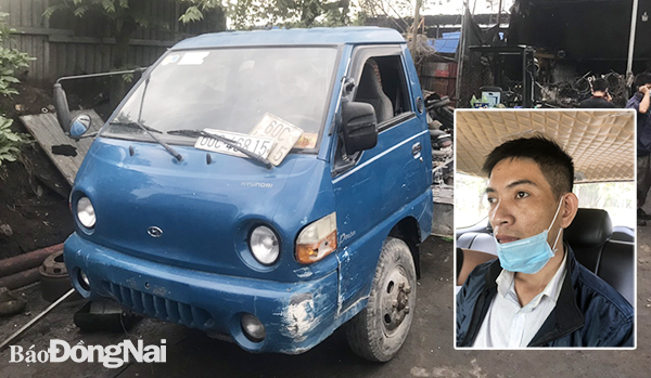 Bắt đối tượng trộm xe ô tô tải