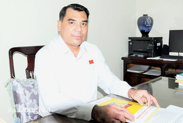 Đồng chí Nguyễn Cao Cường, Phó trưởng ban thường trực Ban Tuyên giáo Tỉnh ủy
