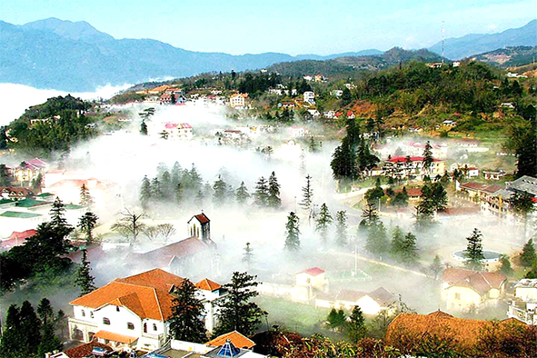 Du lịch Tam Đảo mùa đông. Ảnh: Internet