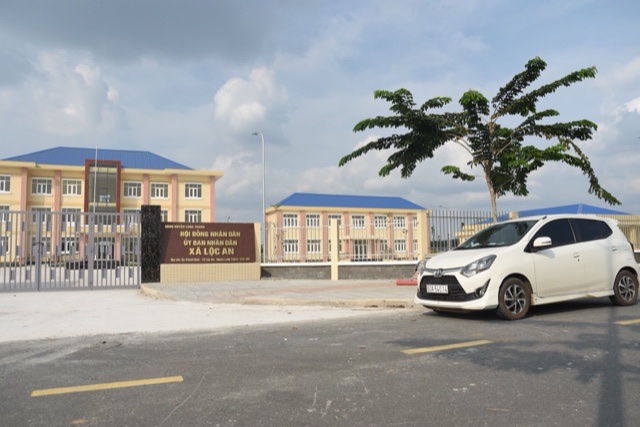 Công trình trụ sở UBND xã Lộc An tại Khu tái định cư Lộc An- Bình Sơn đã hoàn thành xây dựng