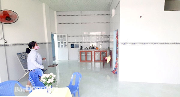 Một phòng trọ ở P.Long Bình (TP.Biên Hòa) được sửa chữa, làm mới để chờ khách đến thuê. Ảnh: Thanh Hải
