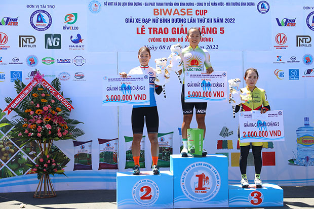 Các tay đua có thứ hạng cao ở chặng 5