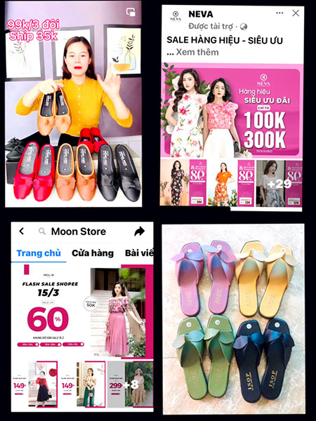 Các trang mạng bán hàng online thường đưa ra nhiều khuyến mãi hấp dẫn người tiêu dùng. Ảnh: Phương Liễu