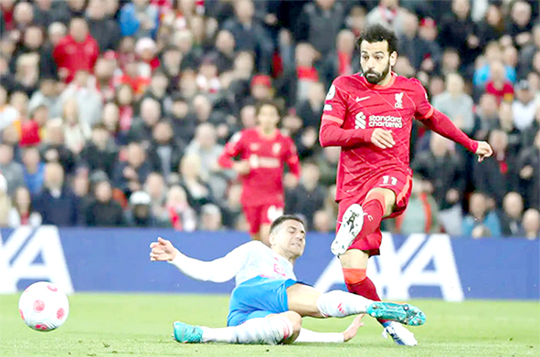 Salah lập cú đúp trong trận Liverpool thắng Man Utd 4-0