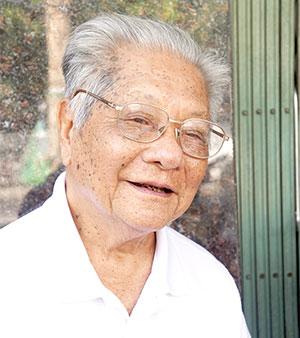 Cụ Trần Xuân Roanh ở tuổi 92
