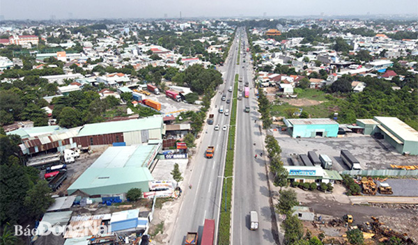 Đoạn Bình Chuẩn - Tân Vạn dài hơn 16km là đoạn duy nhất của dự án Đường vành đai 3 - TP.HCM hiện nay đã được tỉnh Bình Dương đầu tư xây dựng và đưa vào khai thác