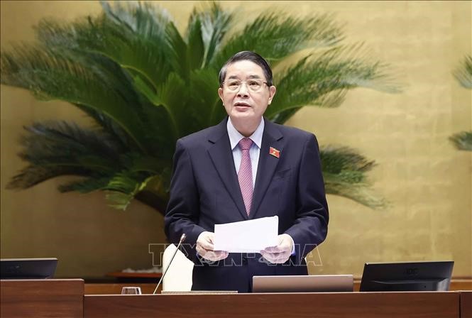 Phó Chủ tịch Quốc hội Nguyễn Đức Hải phát biểu