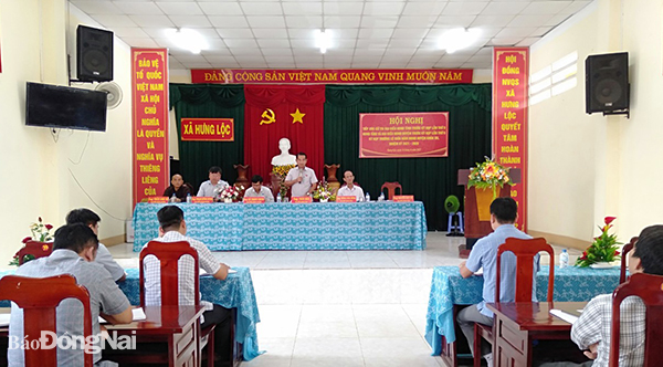 Chủ tịch HĐND tỉnh Thái Bảo phát biểu tại hội nghị