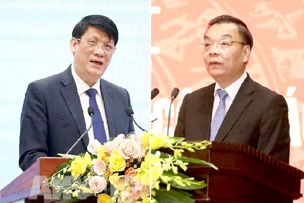 Hai ông Nguyễn Thanh Long (trái) và Chu Ngọc Anh. Ảnh: TTXVN