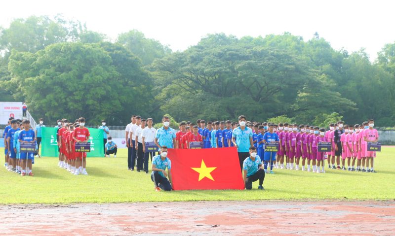 Các đội tham dự vòng loại U.13 toàn quốc tại tỉnh Kiên Giang