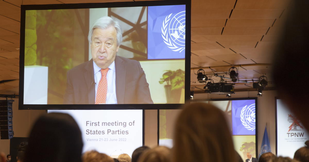 Tổng thư ký LHQ Antonio Guterres cho rằng TPNW là 
