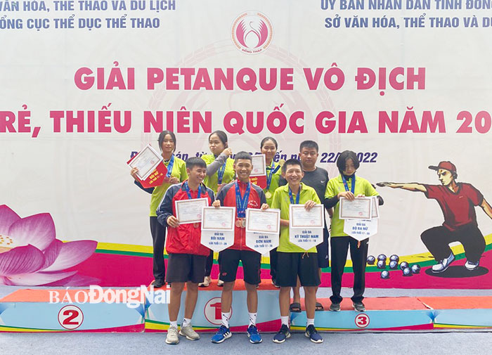 Các VĐV trẻ Đồng Nai đã giành huy chương tại giải năm nay