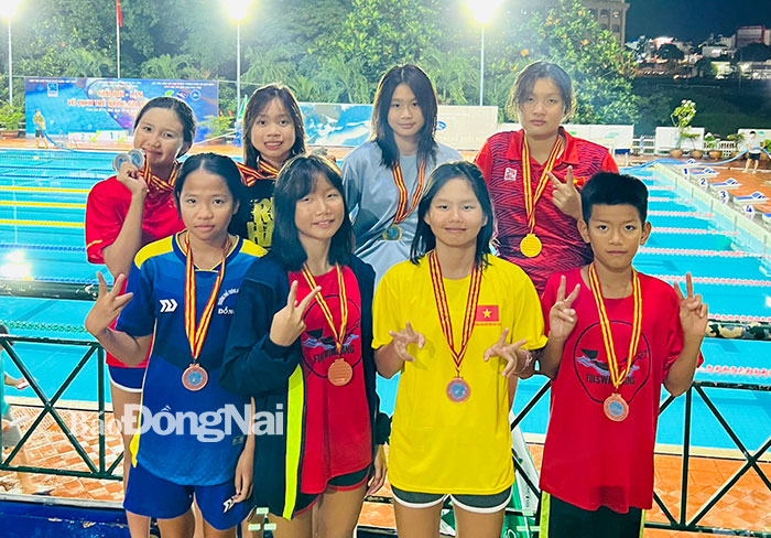 Các kình ngư trẻ Đồng Nai tham dự giải