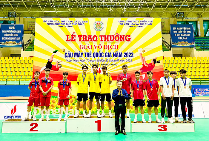 Đội tuyển trẻ cầu mây Đồng Nai giành 1 HCV đội tuyển đôi nam