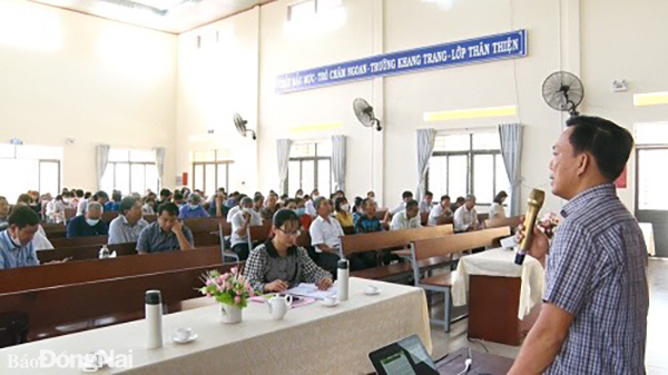 Quang cảnh lớp tập huấn