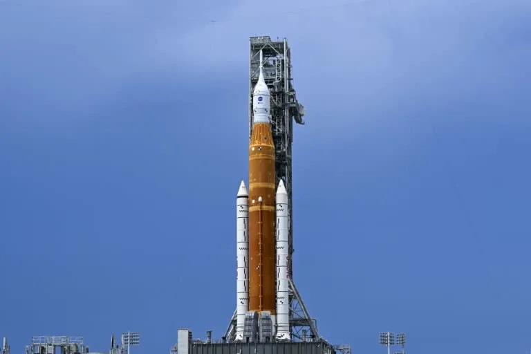 NASA's most powerful rocket yet is set to blast off Monday on the maiden voyage of a mission to take humans back to the Moon, and eventually to Mars. 