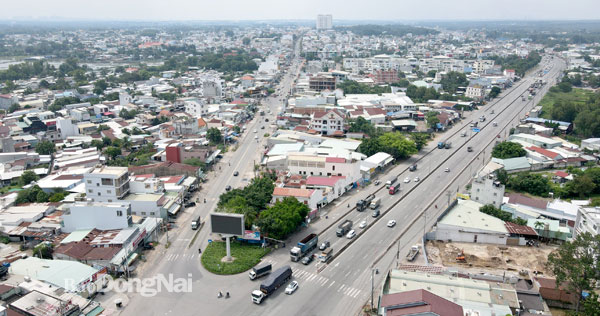 Đô thị Long Thành đặt mục tiêu trở thành thị xã vào năm 2025. Ảnh: P.Tùng