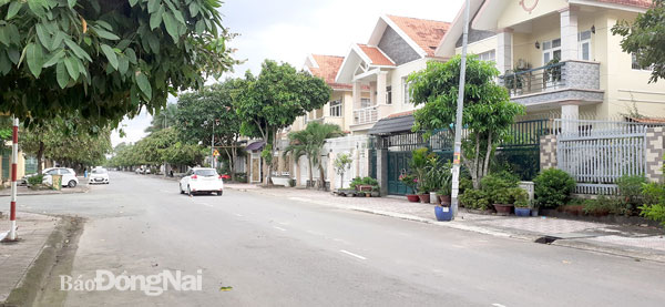 Đô thị Trảng Bom đang phấn đấu để trở thành thị xã vào năm 2025. Ảnh: H.Giang