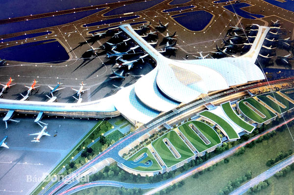 Dự án thành phần 1 xây dựng trụ sở các cơ quan quản lý nhà nước tại sân bay Long Thành giai đoạn 1 đang bị chậm tiến độ