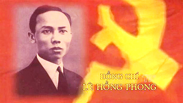 Đồng chí Lê Hồng Phong ảnh: TL