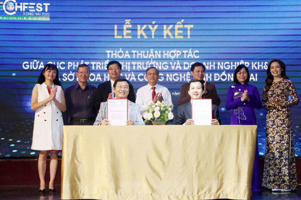 Ký kết thỏa thuận hợp tác tại Ngày hội khởi nghiệp đổi mới sáng tạo Đồng Nai năm 2022