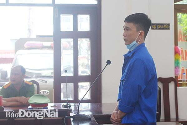 Bị cáo Nguyễn Duy Cường tại phiên tòa xét xử