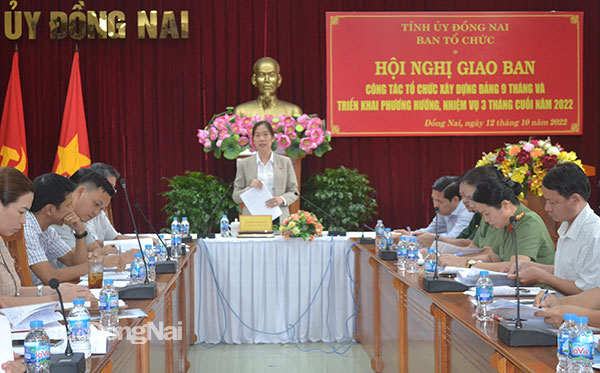 Tham mưu, thực hiện tốt nhiệm vụ công tác tổ chức xây dựng Đảng