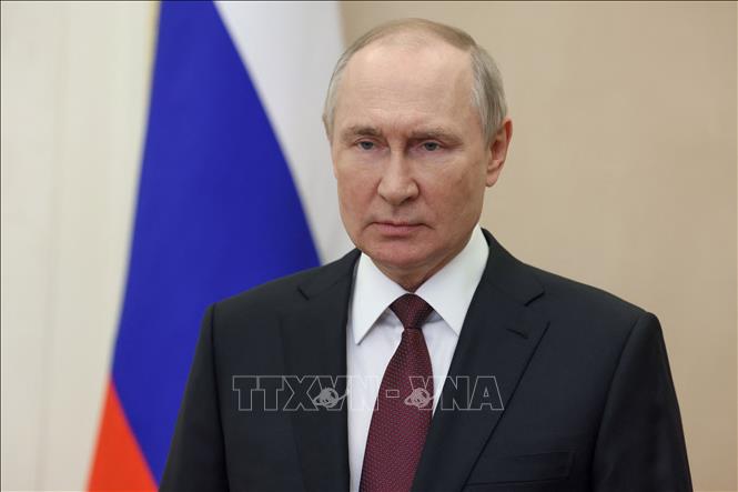 Tổng thống Nga Vladimir Putin tại một sự kiện ở Moskva ngày 10/11/2022. Ảnh: AFP/TTXVN