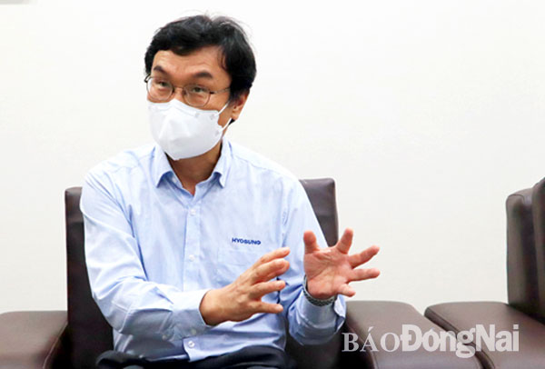 Ông Kim Chi Hyung, Tổng giám đốc Công ty TNHH Hyosung Việt Nam