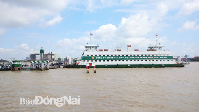 Cầu Cát Lái khi được xây dựng xong sẽ thay thế phà Cát Lái kết nối H.Nhơn Trạch (tỉnh Đồng Nai) với Q.2 (TP.HCM). Ảnh: Phạm Tùng